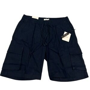 NWT Onia Men's Stretch Linen Pull-On Cargo Shorts XL